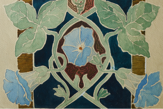 1904-05 Plant Ornament 56x36