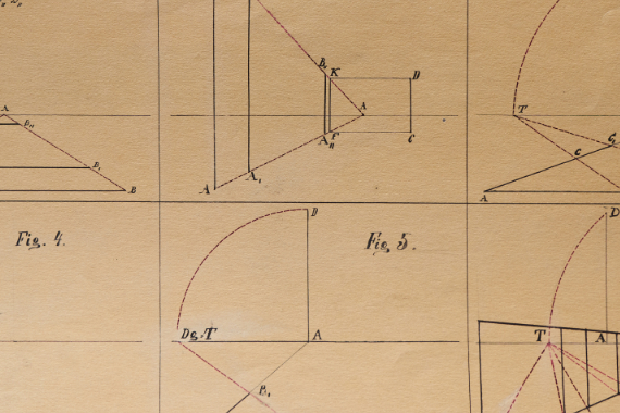1904 Perspectival Straight Line 32x50