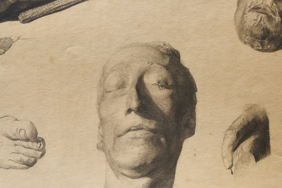 1905 Hand, Foot, Heads 39x47