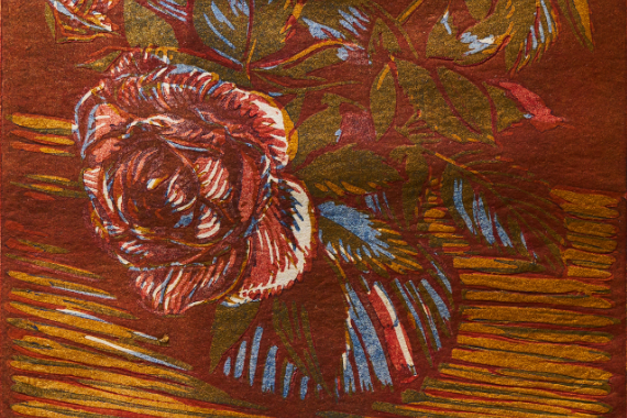 1906 Rosen in Vase Nr.3 29x21