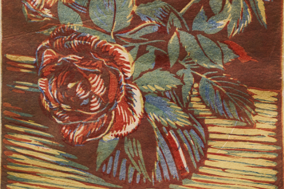 1906 Rosen in Vase Nr.5 29x21