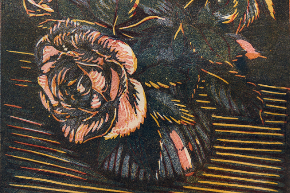 1906 Rosen in Vase Nr.8 29x21