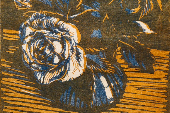 1906 Rosen in Vase Nr.9 29x21