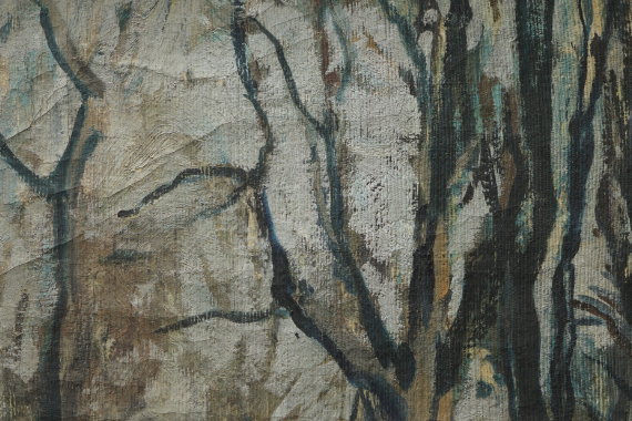 1910 Parkstudie im Englischen Garten 62x49