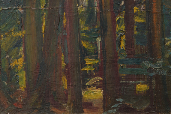 1910 Wald-Inneres 37x32