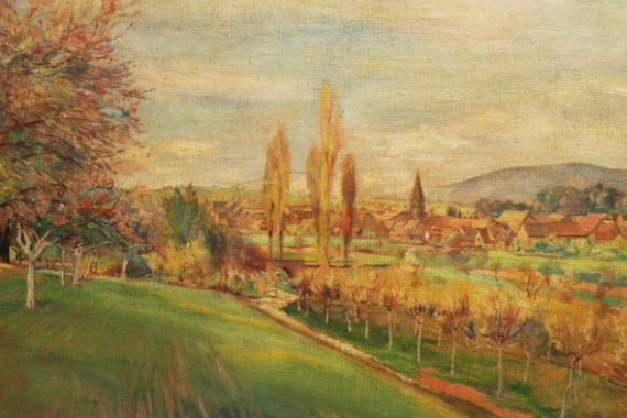 1918 Landschaft am Donnersberg 78x98