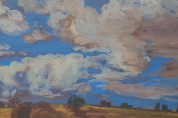 1918 Wolkenstudie 37x46