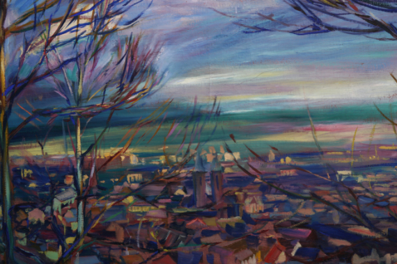 1924 Blick über Neustadt 69x98