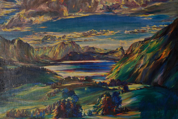 1927 Am Vierwaldstätter See 78x99 - nicht verkäuflich