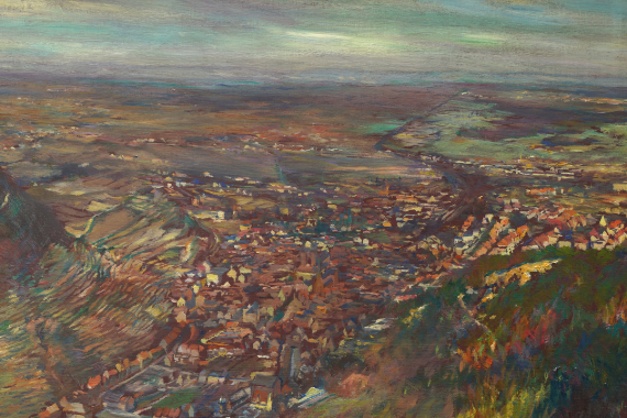 1929 Blick auf Neustadt 38x48