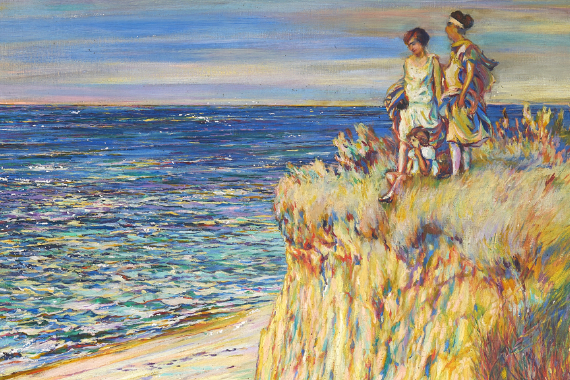 1929 Steilküste bei Arendtsee 97x78 - verkauft