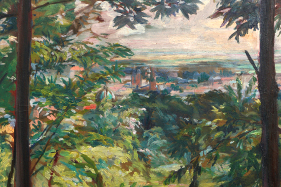 1930 Blick auf Neustadt 48x38