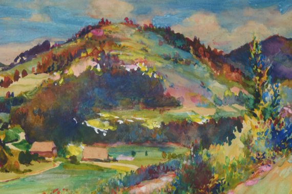 1935 Schwarzwaldlandschaft II 25x35