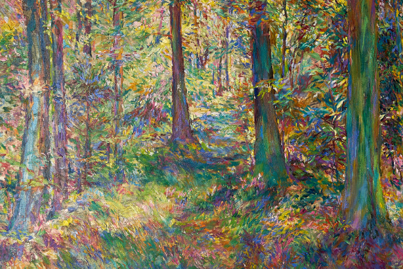 1945 Wald-Inneres 97x67 - nicht verkäuflich