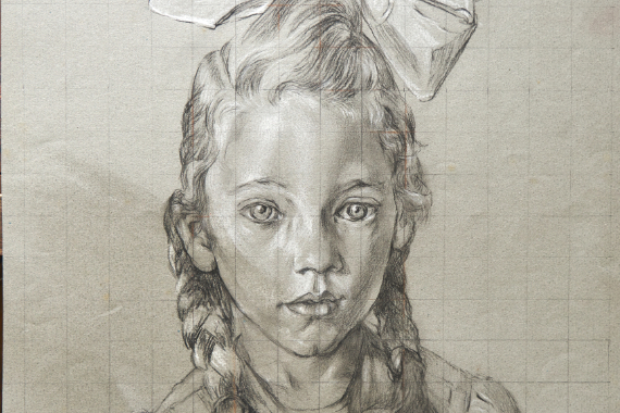 1947 Mädchenbildnis 43x30