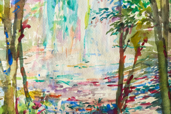 1950 Springbrunnen Königsmühle Neustadt 32x24