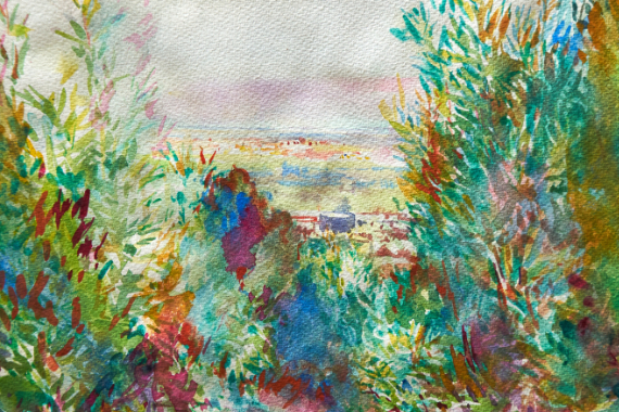 1951 Blick auf Gasbehälter Neustadt 31x24
