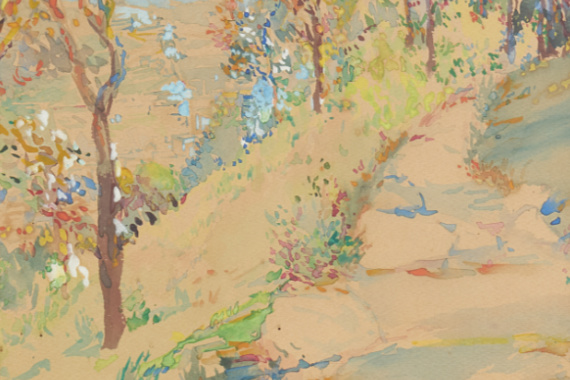 1953 Weg über Neustadt 49x36
