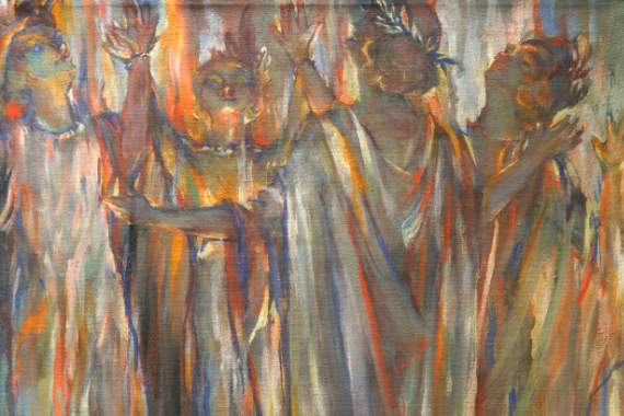 1955 Die Jünglinge im Feuerofen 80x65