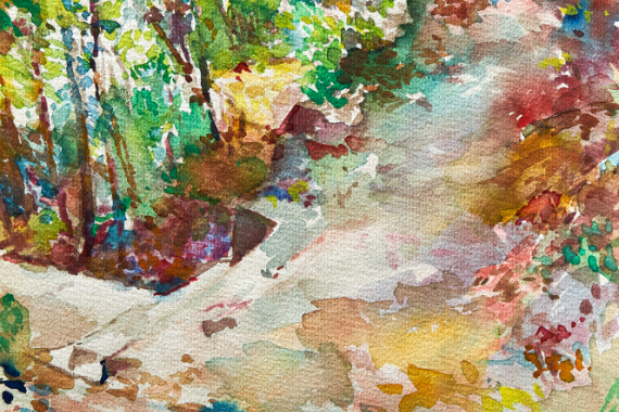 1956 Wald-Inneres 32x24