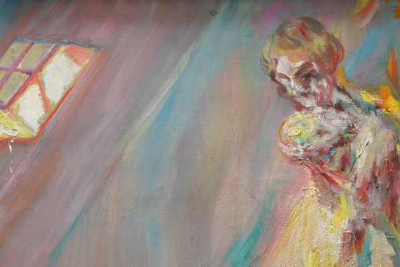 1958 Mutter mit Sohn 68x48