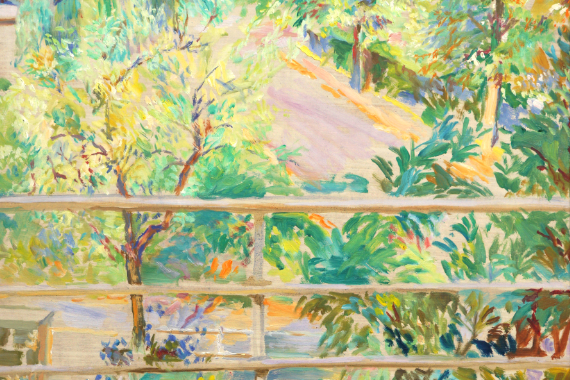 1959 Hambach: Blick vom Balkon 79x64