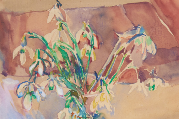 1959 Schneeglöckchen 24x20 - nicht verkäuflich