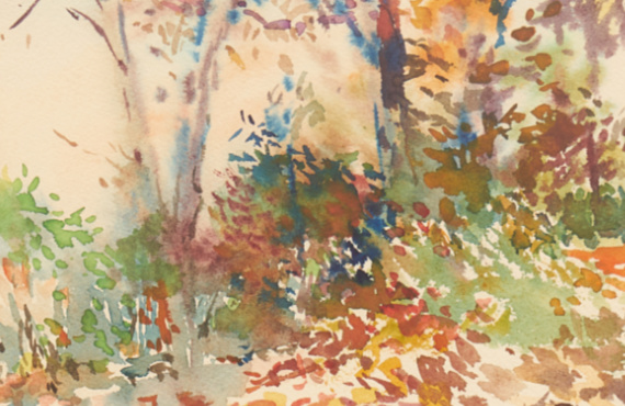 1960 Herbstwald 26x19 - nicht verkäuflich